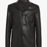 The Row Brodie Lambskin Jacket Black