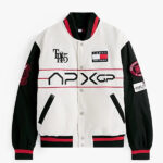 Tommy Hilfiger The APXGP Collection Satin Boxy Varsity Jacket