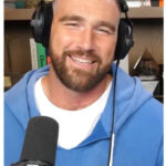 Travis Kelce Miracle Cut Off Hoodie Blue