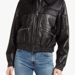 Uma Oversized Leather Women s Amrika Jacket