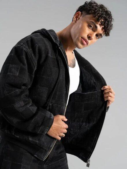 Very Cool x Minecraft Wither Denim Jacket Hoodie