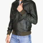Victor Mens Bomber Green Jacket