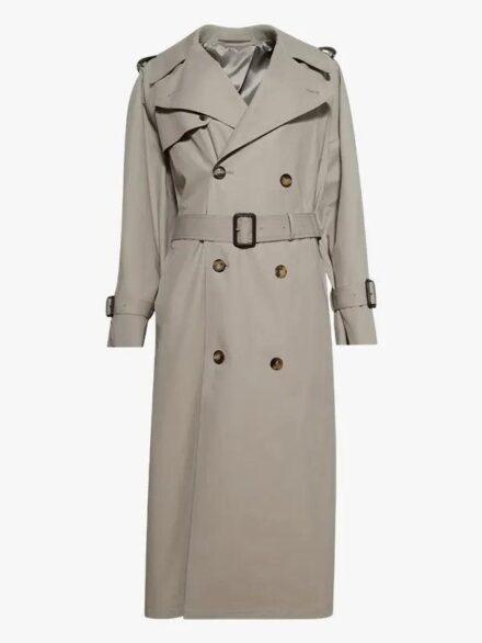 WARDROBE NYC double breasted belted trench coat