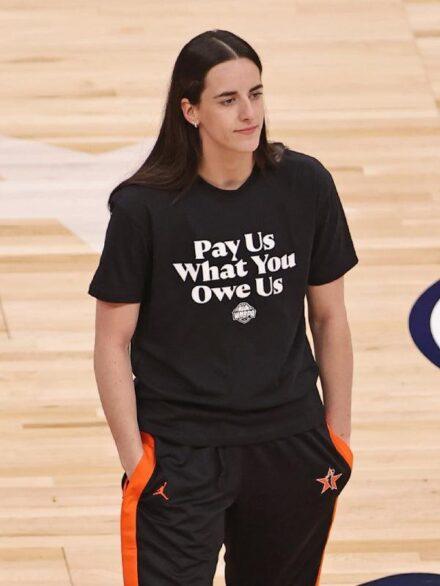 WNBPA Pay Us What You Owe Us Black T shirt