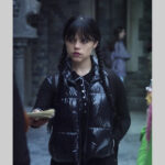 Wednesday Addams Black Puffer Vest