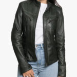 Women Kelly Dark Green Jacket