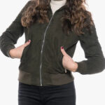 Women s Bomber Suede Jacket