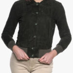 Women s Polo Green Bomber Jacket