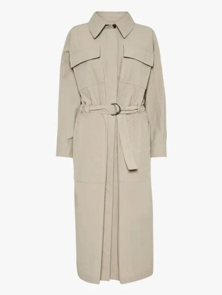 Women's Belted Utility Trench Coat