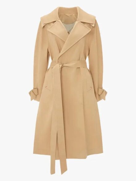 Women's Belted Wrap Trench Coat