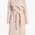Women's Classic Double-Breasted Trench Coat with Belt
