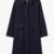 Women's Contrast Stitch Long Coat
