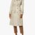 Women's Double-Breasted Leather Trench Coat