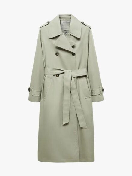 Women's Double-Breasted Trench Coat
