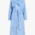 Women's Long Faux Suede Trench Coat