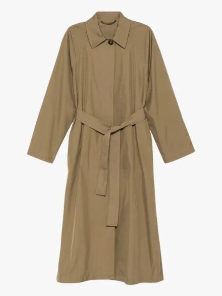 Women's Longline Classic Belted Trench Coat