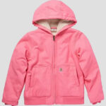 Womens Pink Carhartt Jacket with Hood