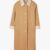 Women's Rhinestone Collar Trench Coat
