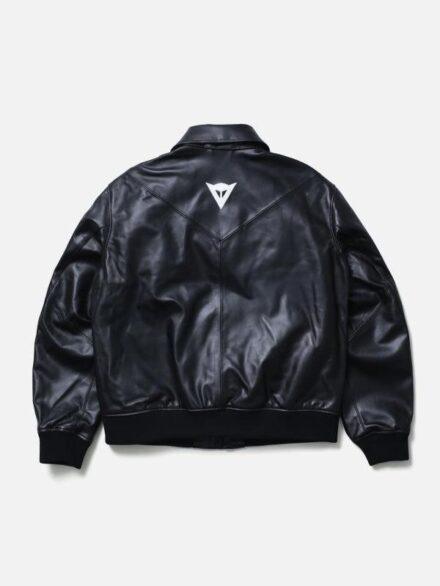 Y 3 Neighborhood Leather Bomber Jacket Black