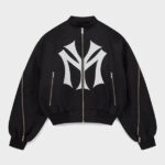 Yankees Mowalola My City Bomber Jacket Black
