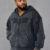 YoungLA x Batman Armored Zip Up Hoodie Grey Washed