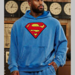 Youngla Superman Legacy Hoodie Blue