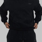 bp black rhinestone hoodie
