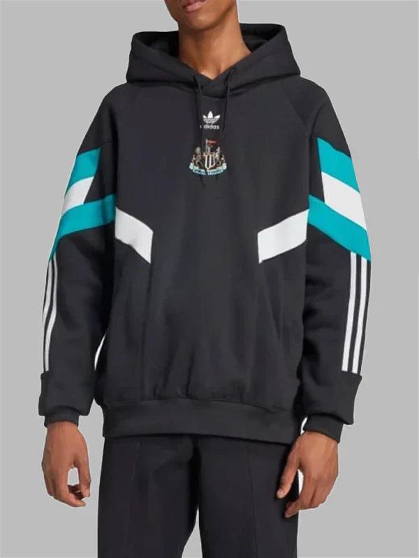 newcastle united adidas originals hoodie black