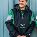 philadelphia eagles starter jacket black