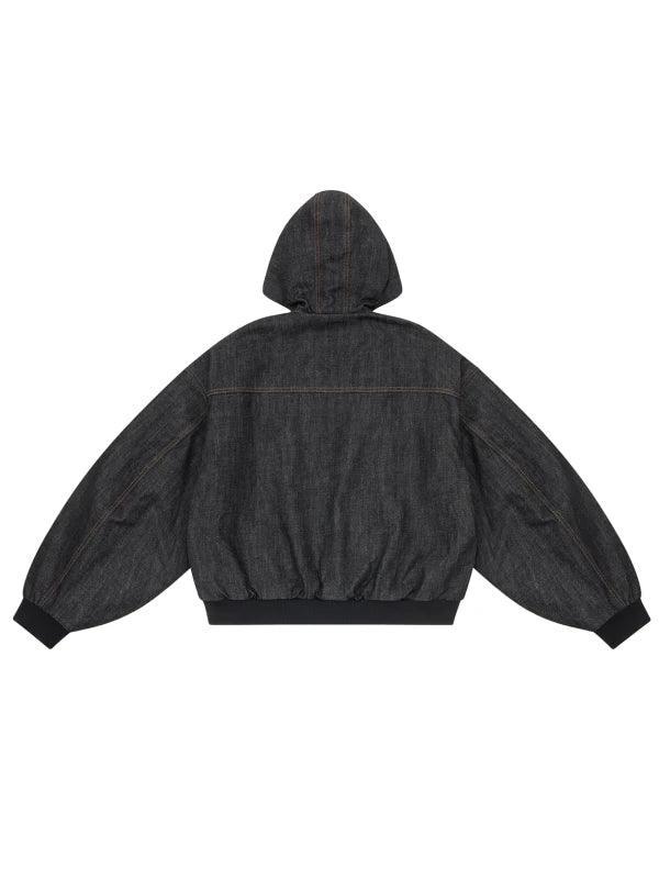 shinzo denim jacket black