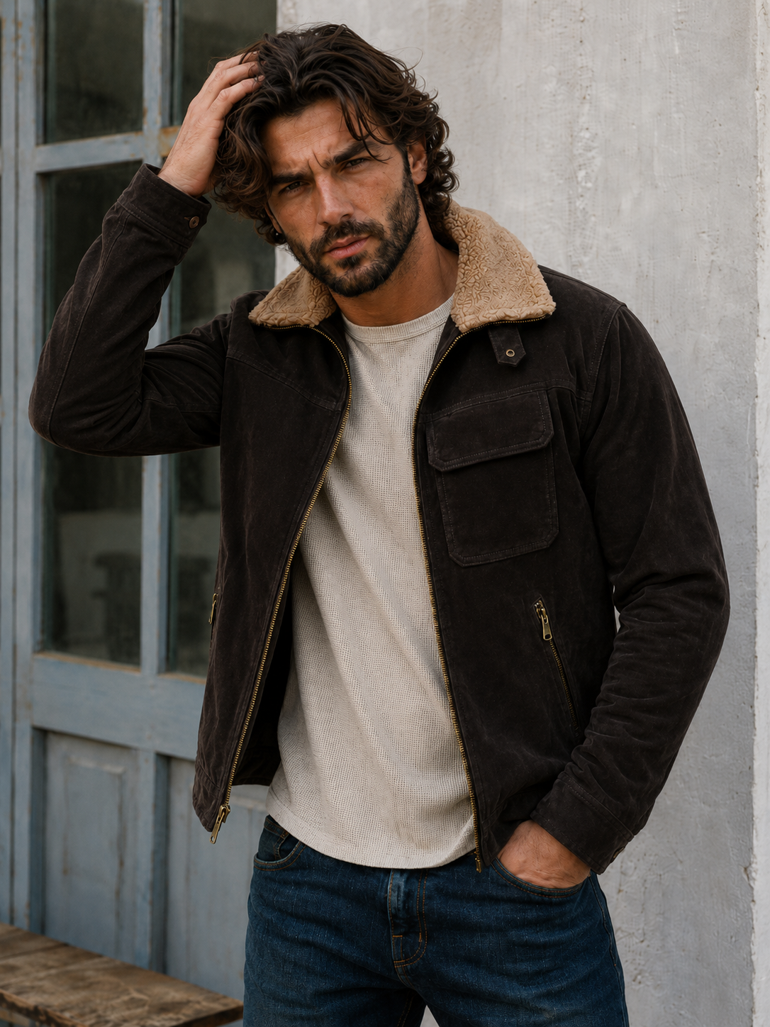 ugg belfast bomber suede jacket