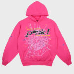 young thug spider hoodie pink