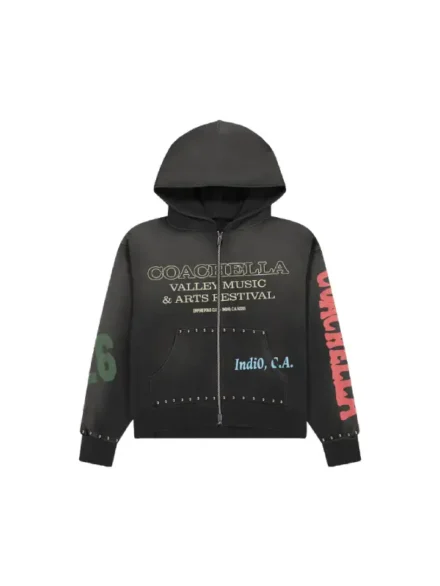 1999 Studded Zippy Coachella Hoodie