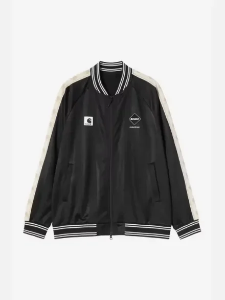 F.C.Real Bristol x Carhartt WIP Varsity Track Jacket Black