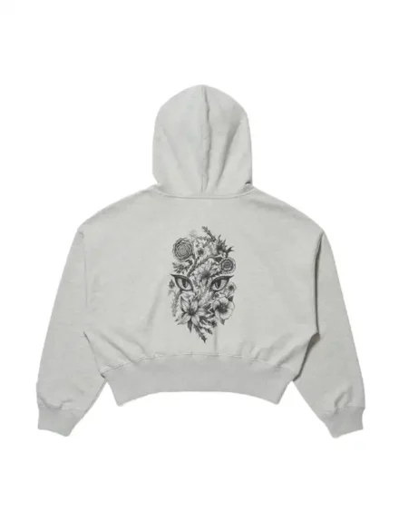 Katseye Gap Yoonchae Full Zip Hoodie Grey