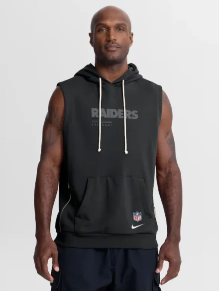 Las Vegas Raiders Nike Sideline Sleeveless Hoodie