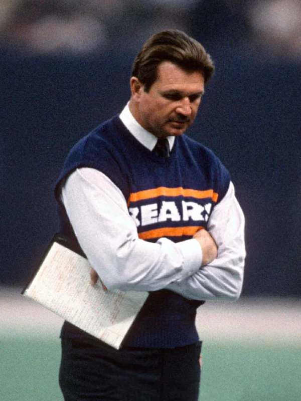 Mike Ditka Chicago Bears Sleeveless Sweater Vest