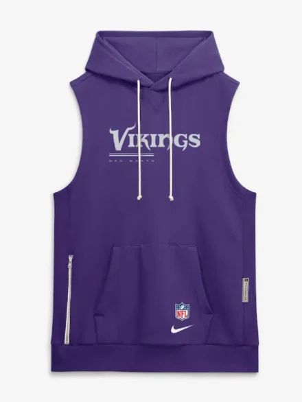 Minnesota Vikings Nike Sideline Sleeveless Hoodie 2026