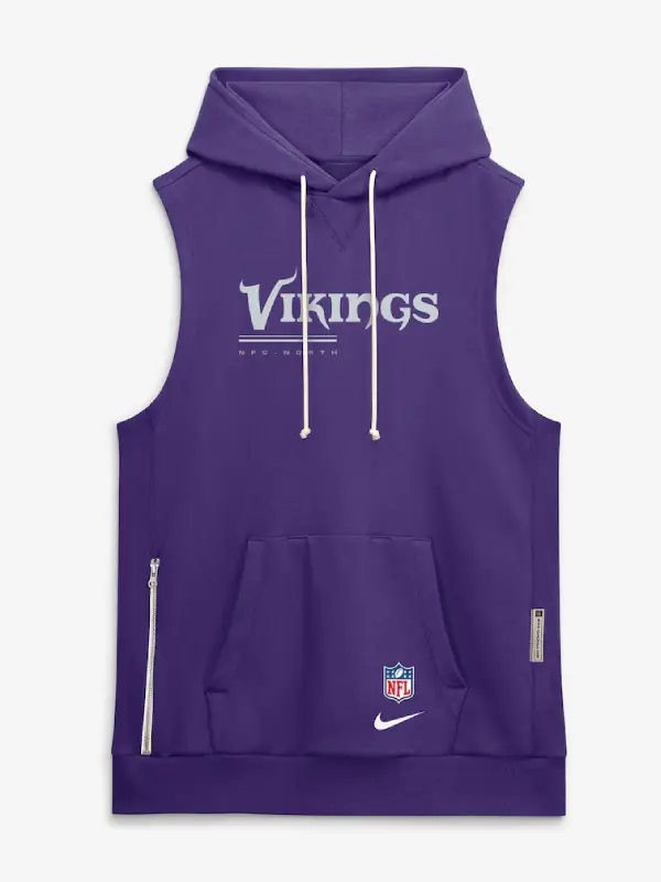 Minnesota Vikings Nike Sideline Sleeveless Hoodie 2026