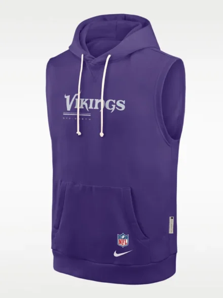 Minnesota Vikings Nike Sideline Sleeveless Hoodie