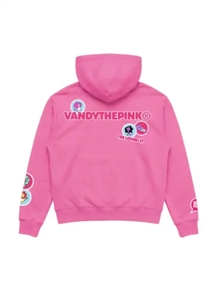 Netflix's KPop Demon Hunters x McDonald's x Vandy The Pink Saja Boys Hoodie