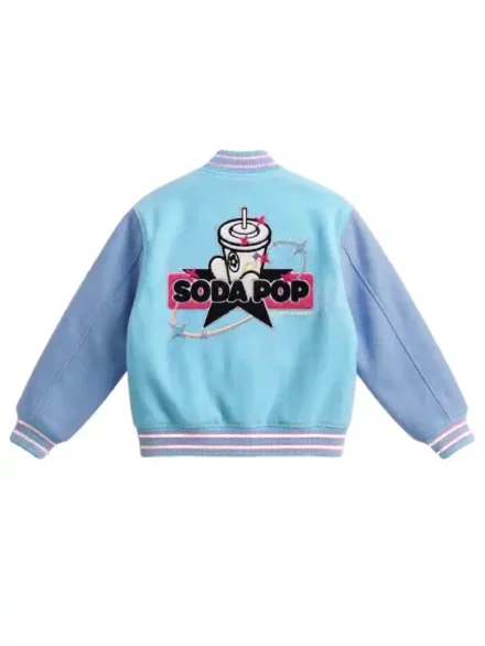 Netflix's KPop Demon Hunters x McDonald's x Vandy The Pink Saja Boys Varsity Jacket