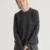 Quince Mongolian Cashmere Crewneck Sweater Grey