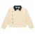Shinzo 15oz Beige Canvas Cowhide Collar Workwear Jacket