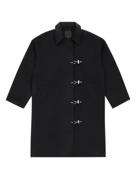 Shinzo Wool Clasp Trench Coat