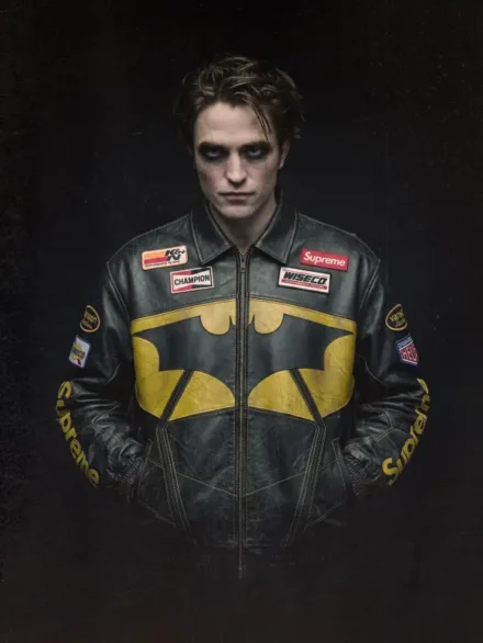 The Batman x Supreme Leather Jacket
