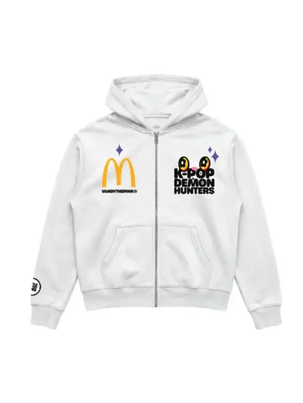 Vandy The Pink x Netflix's KPop Demon Hunters x McDonald's Logo Full Zip Hoodie