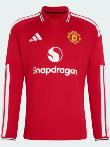 Adidas Manchester United 26-27 Home Long Sleeve Jersey Red