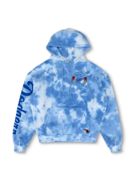 Aviator Nation Los Angeles Dodgers Hand Dyed Hoodie