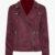 Burgundy Suede Leather Biker Moto Jacket